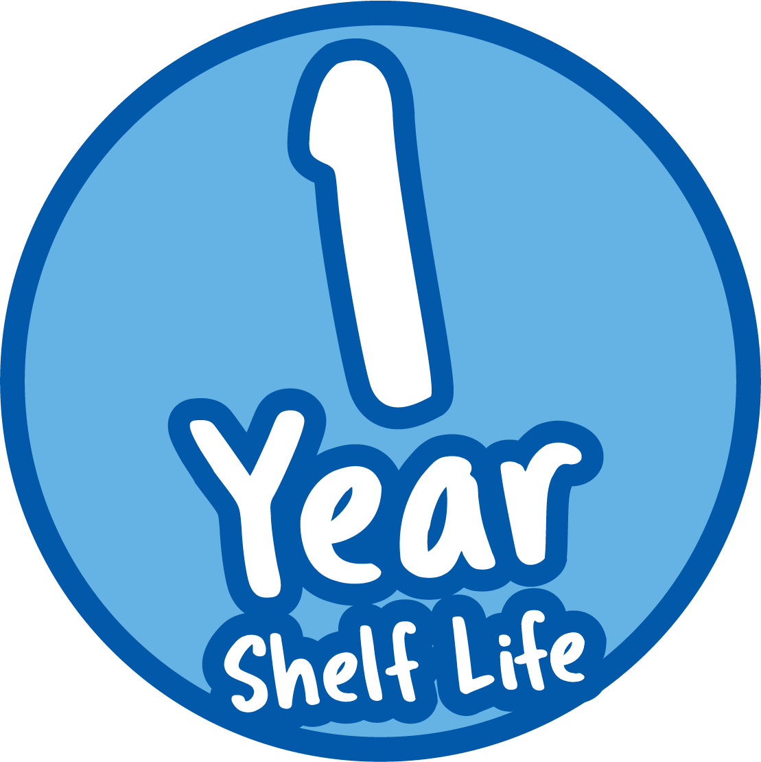 1 Year Shelf Life