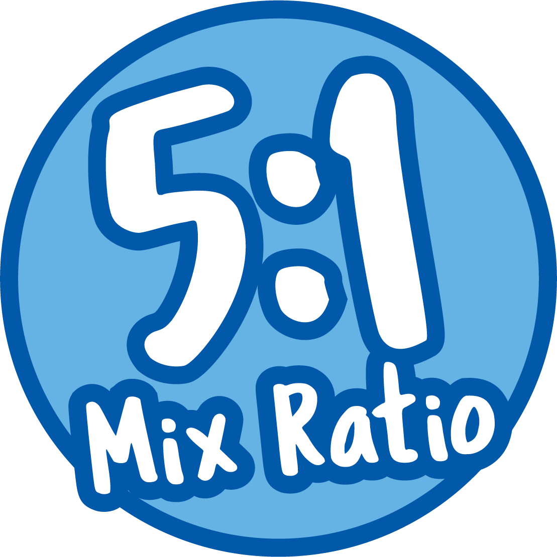 5 to 1 Mix Ratio