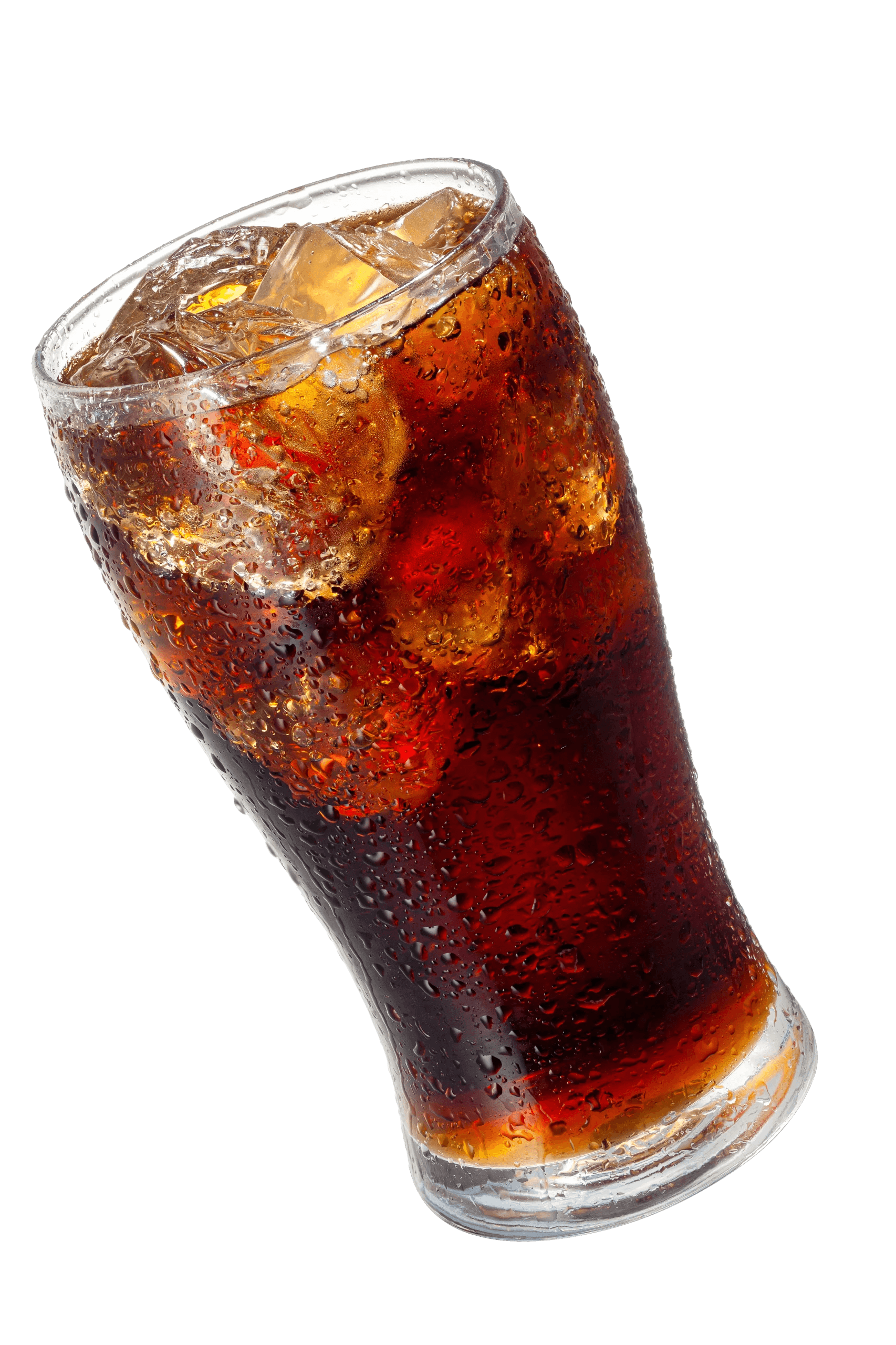 Cola Glass Tilted Left