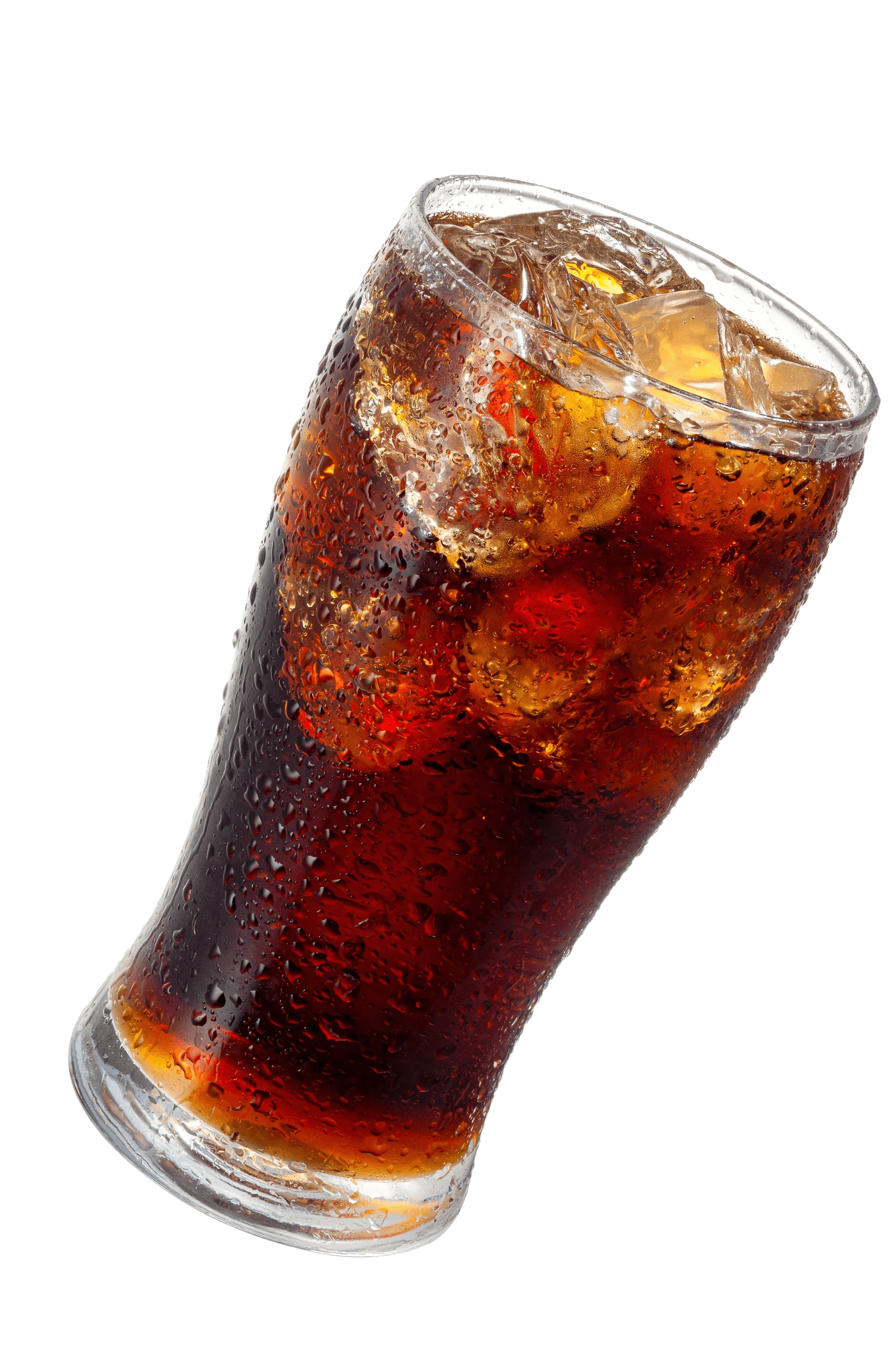 Cola Glass Tilted Right
